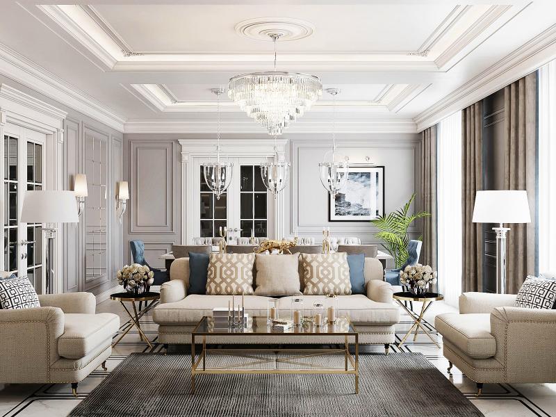 Những điều cần lưu ý khi bố trí nội thất phòng khách